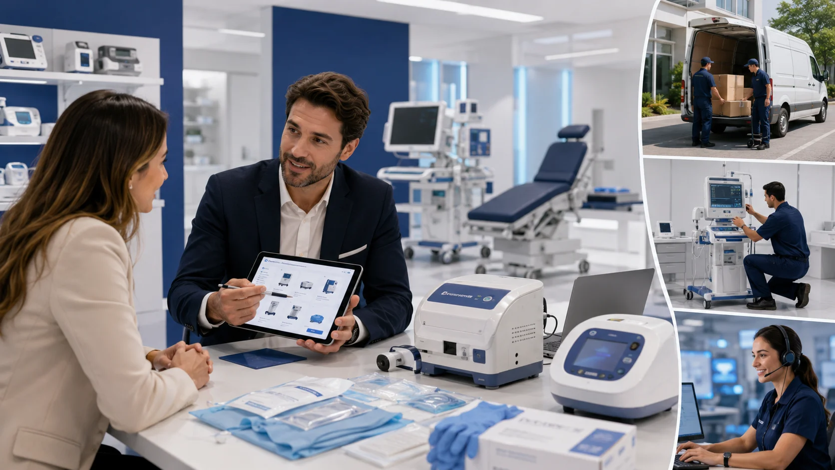 Cadena de valor en distribución de equipos biomédicos — I-ME
