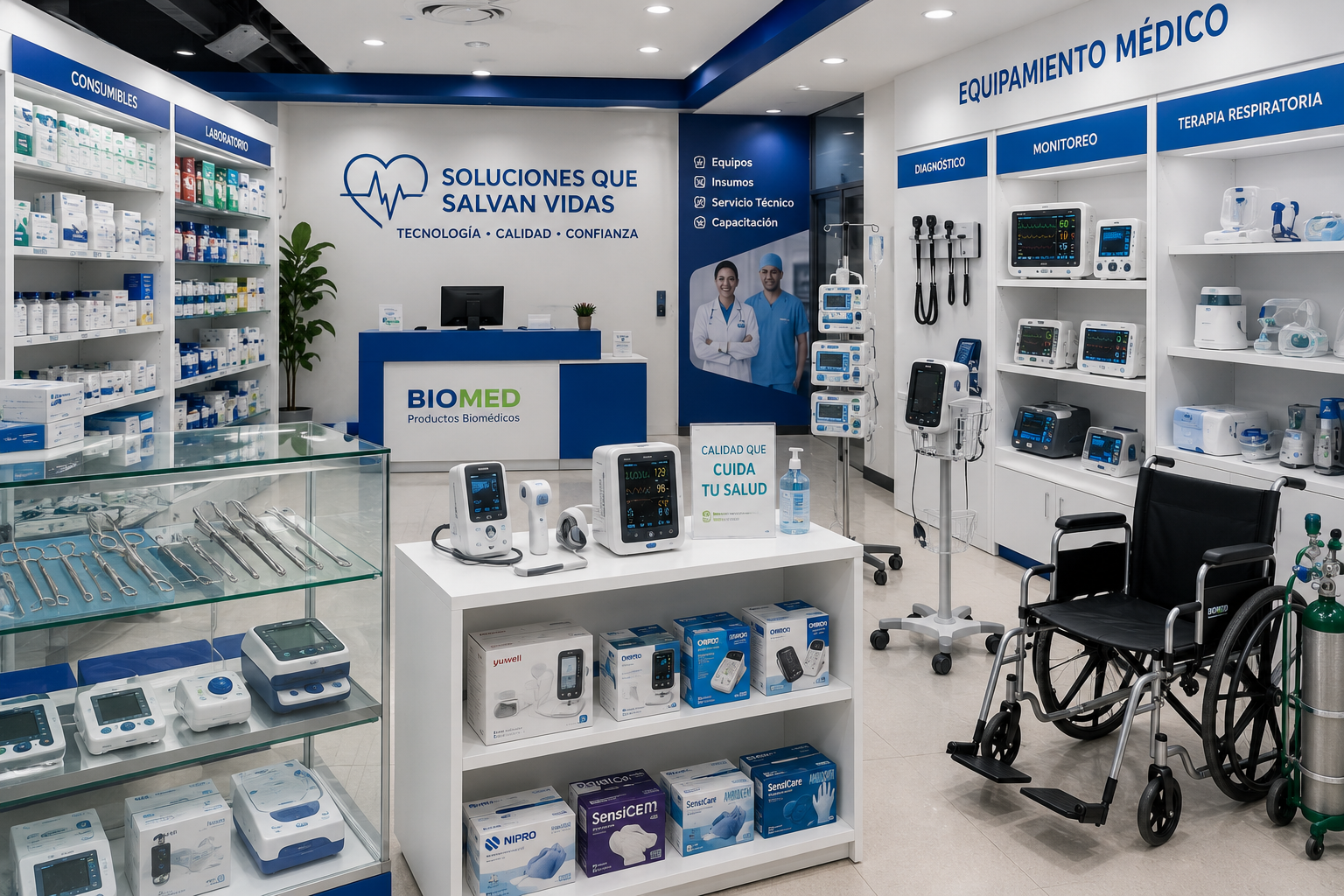 Tienda y distribución de material biomédico — I-ME Colombia